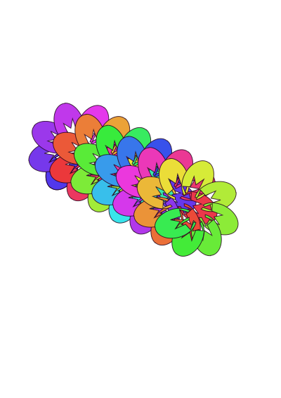 Rainbow abstract clipart