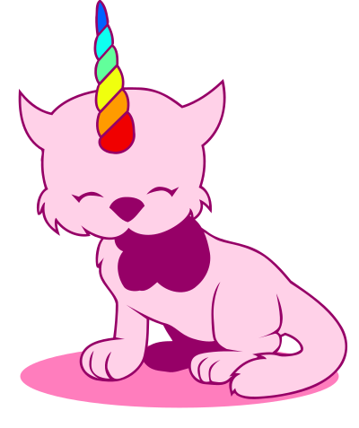 Rainbow Caticorn clipart