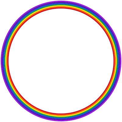 Rainbow Circle 2 clipart