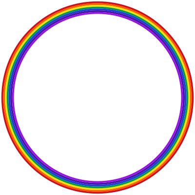 Rainbow Circle clipart