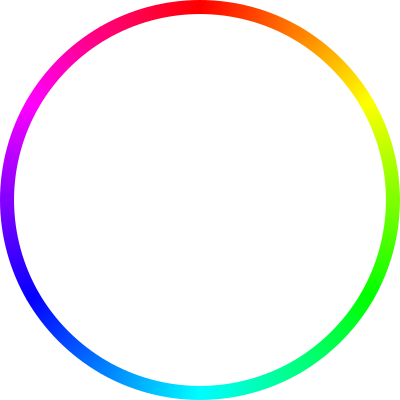 Rainbow circle clipart