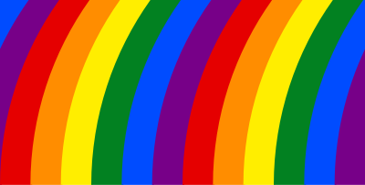 Rainbow curves pattern background clipart