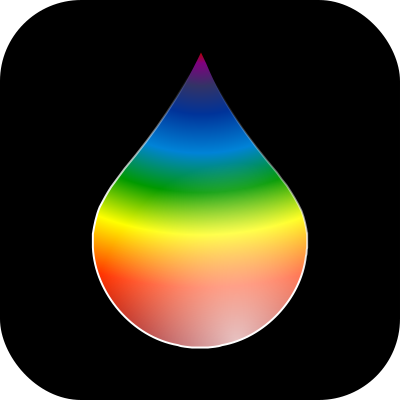 Rainbow Drop clipart