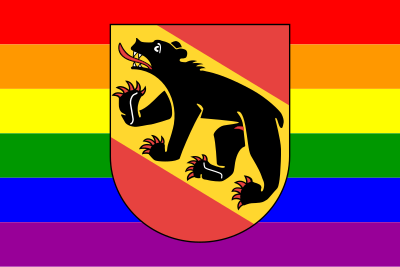 Rainbow Flag Bern clipart