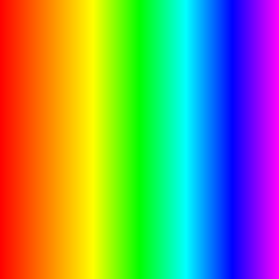 Rainbow gradient with saturated colors clipart