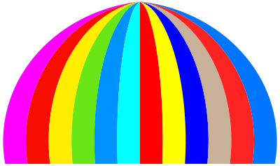 Rainbow Half Dome clipart