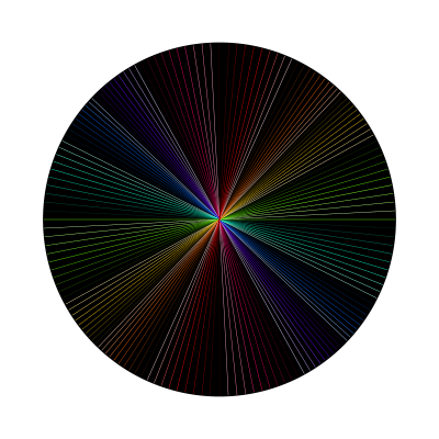 Rainbow line art clipart