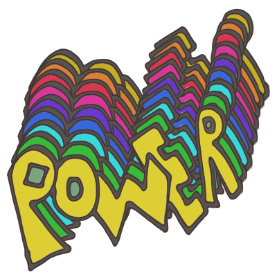 Rainbow Power clipart