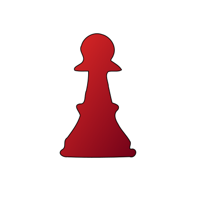 Red pawn clipart