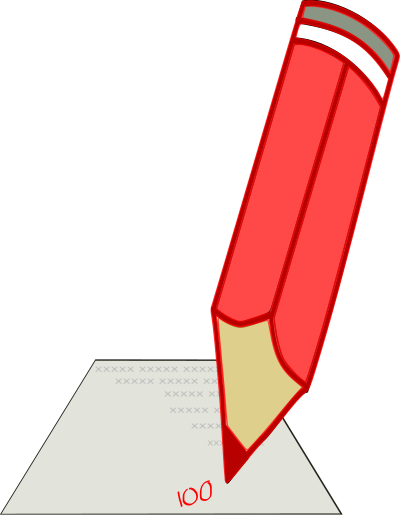 Red Pencil clipart