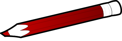 Red Pencil clipart