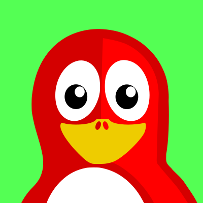 Red Penguin clipart