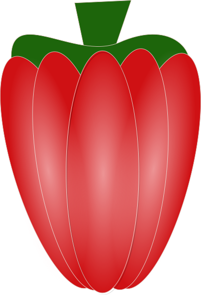 Red pepper clipart