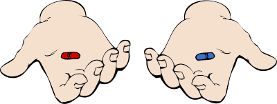 Red Pill Blue Pill clipart