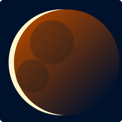 Red planet clipart