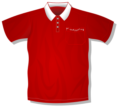 Red Polo Shirt clipart