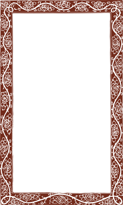 Red Rose Frame clipart