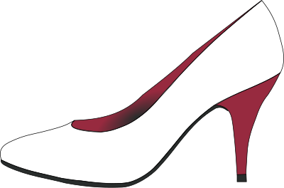 Red shoe clipart