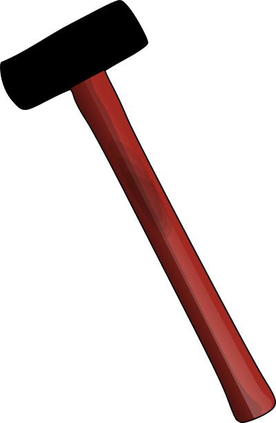 Red-sledgehammer clipart