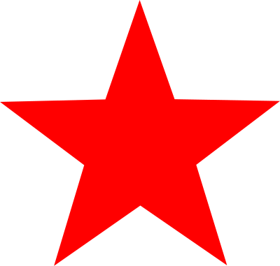 Red star clipart