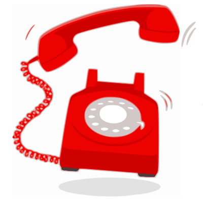 Red Telephon clipart