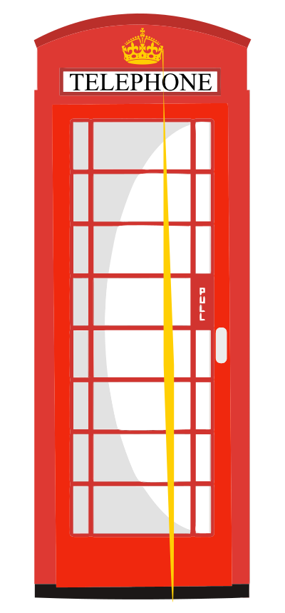 Red Telephone Box clipart