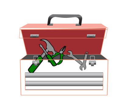 Red Toolbox - Open Remix clipart