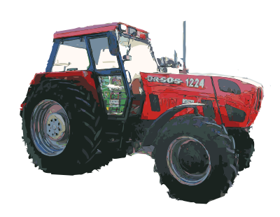 Red Tractor Remix clipart