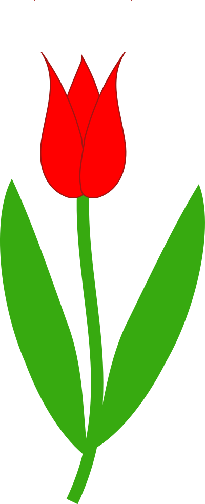 Red Tulip clipart