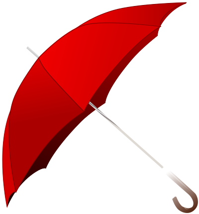 Red Umbrella clipart