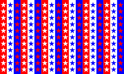 Red White Blue Stars Background clipart