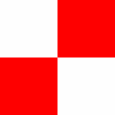 Red & white checker pattern clipart