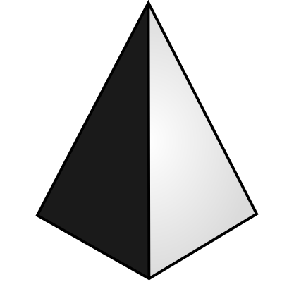 Refactoring pyramid clipart