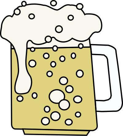 Refreshing Beer clipart
