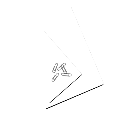 Regular Paper Sheets With Clips clipart