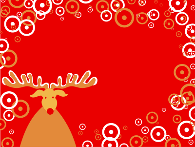 Reindeer Background clipart