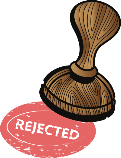 Rejected - Stamp clipart