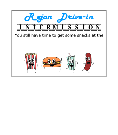 Rejon Drive-In clipart