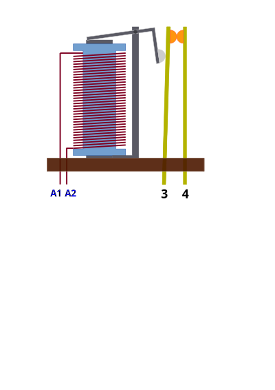 Relay closed clipart