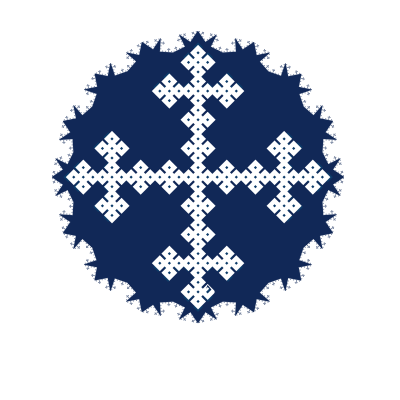 Religious cross blue symbol clipart