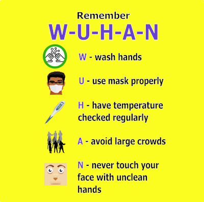Remember WUHAN poster clipart