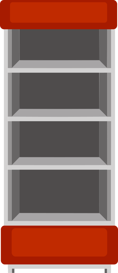 Remix.Slim.Empty.Grocery.Shelf clipart
