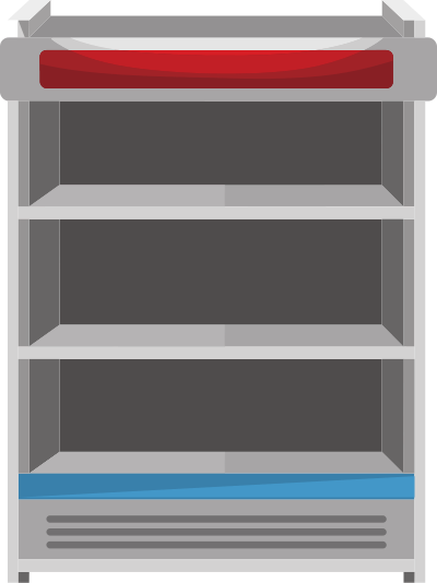 Remix.Wide.Empty.Grocery.Shelf clipart