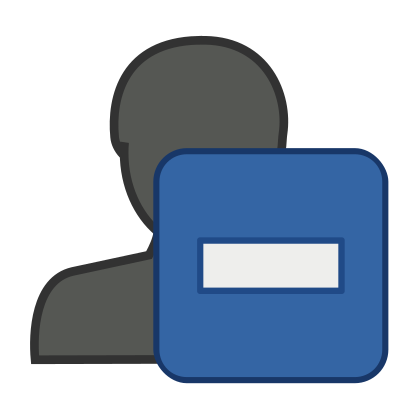 Remove Contact clipart