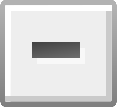Remove / delete Button clipart
