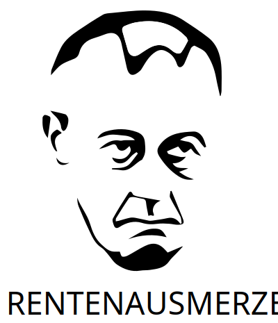 Rentenausmerzer clipart