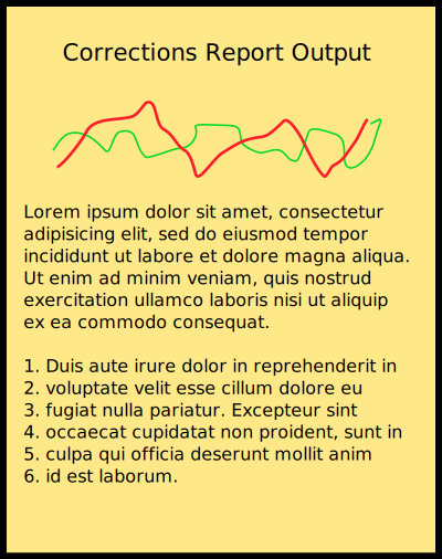 Report page clipart