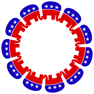 Republicans Frame clipart