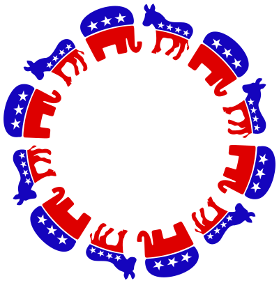 Republicrat Frame clipart