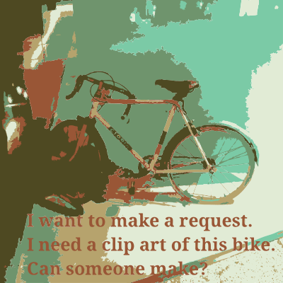 REQUEST: Gloria Italian Bicycle clipart